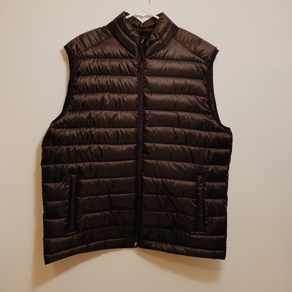 black down bubble vest